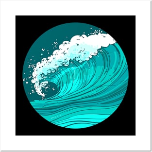 Waves Posters and Art